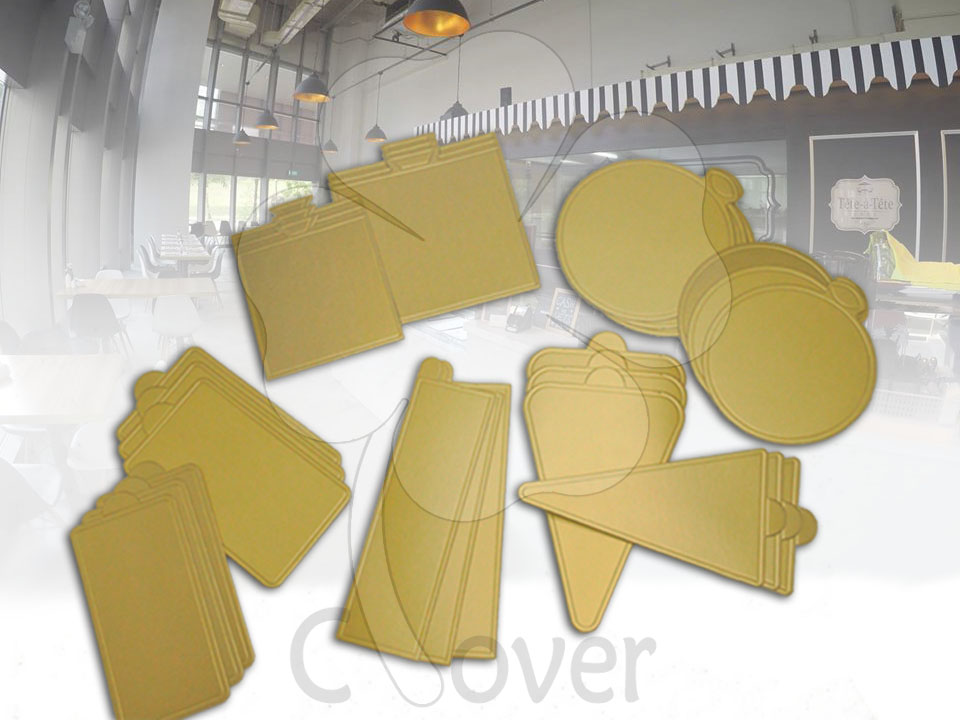 Food-grade mini cake boards for commercial bakery use